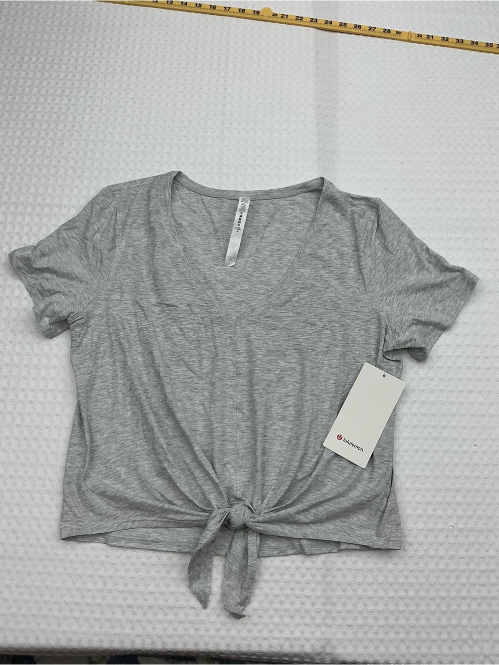 lululemon knot gonna fly tee light gray